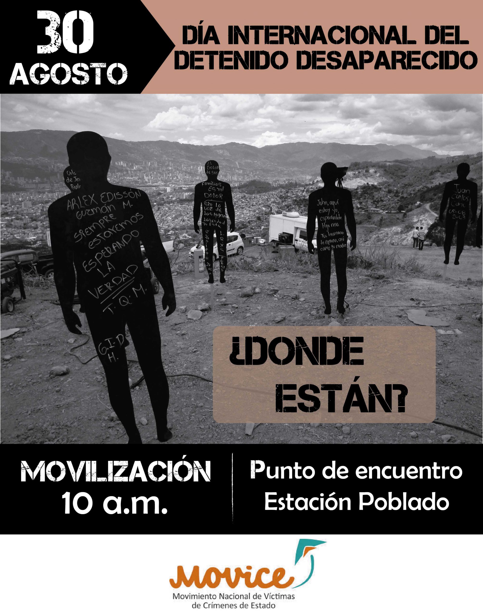 30 de agosto Movilización desaparecidos