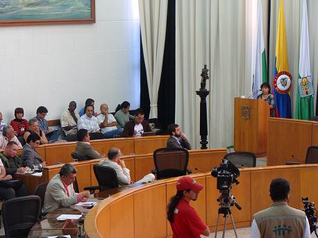 Defensores de Derechos Humanos son tema en el Concejo de Medellín
