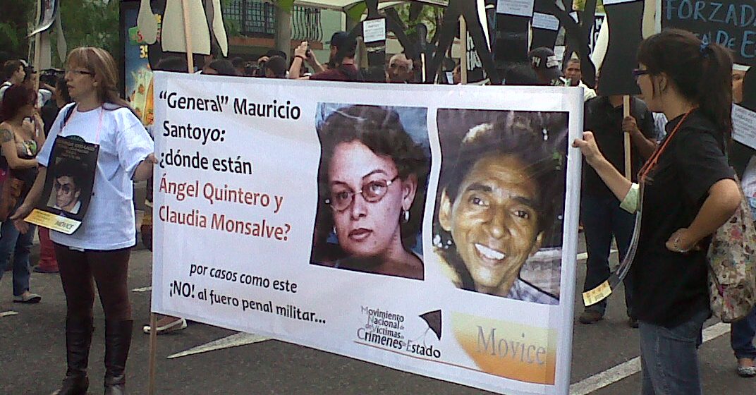 Familiares de detenidos desaparecidos rechazan reforma del fuero penal militar