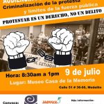 Audiencia Pública: Criminalización de la Protesta