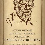 Acto de Homenaje a Carlos Gaviria