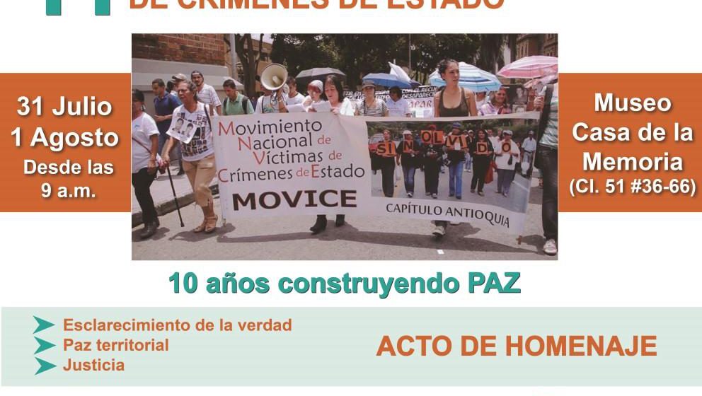 Mañana comienza 11º Asamblea Regional de Víctimas de Crímenes de Estado en Medellín