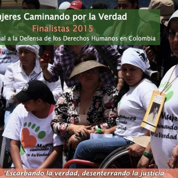 Víctimas de la Comuna 13, finalistas al Premio Nacional a la Defensa de Derechos Humanos en Colombia 2015