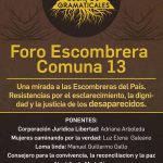 Foro Escombrera Comuna 13: Una mirada hacia las escombreras del país