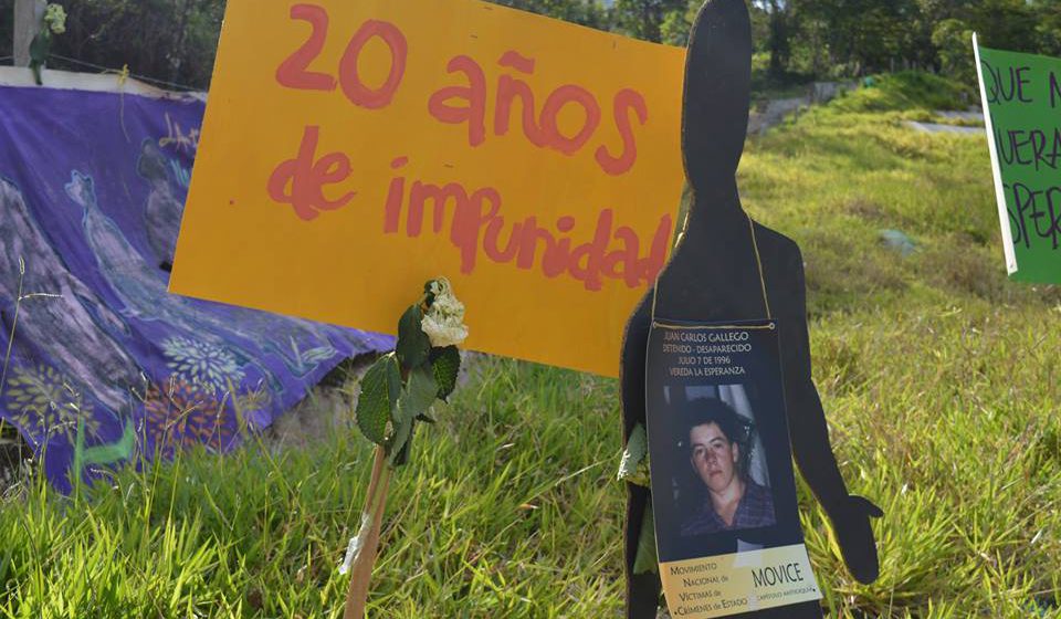 Víctimas de vereda La Esperanza, enfrentarán nuevamente a Justicia y Paz