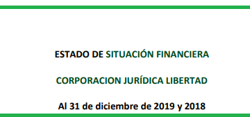 Estados Financieros año 2019.
